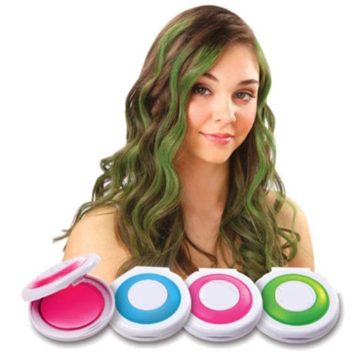 Série de craies pour teindre les cheveux - 4 pcs