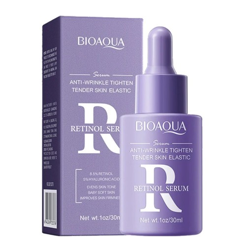 Sérum pour le visage avec 8,5 % de rétinol 30 ml et 5 % d'acide hyaluronique pour lisser les rides, éclaircir et rajeunir la peau, absorption rapide