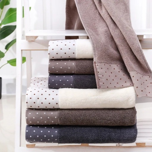 Serviette en coton hautement absorbante Serviette en coton Serviette en coton de qualité 35 x 75 cm