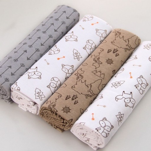 Serviette en coton pour enfants 4 pcs E436