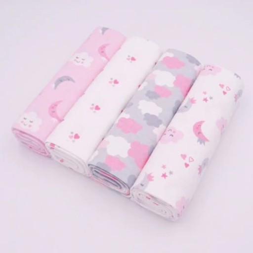 Serviette en coton pour enfants 4 pièces E437