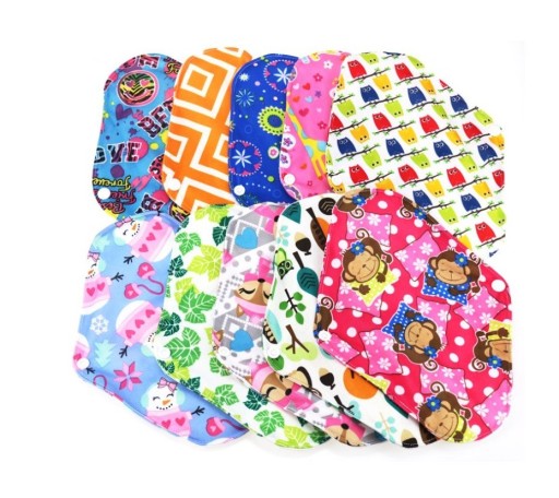 Serviettes menstruelles en fibre de bambou - 5 pièces