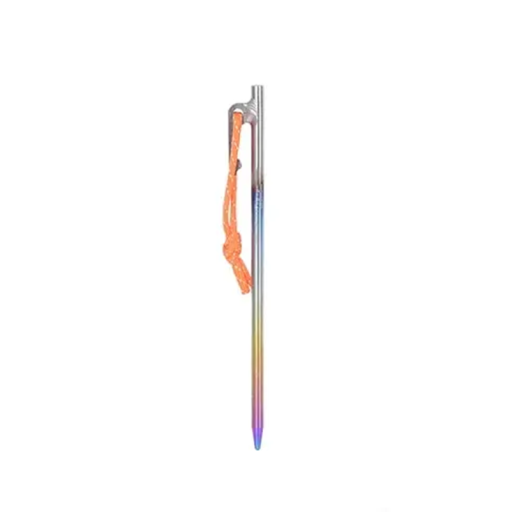 Set 6 bucăți de cuie pentru cort de 20 cm din aliaj de titan Ultraleghe, rezistente, cuie de camping pentru cort Activități în aer liber Accesorii
