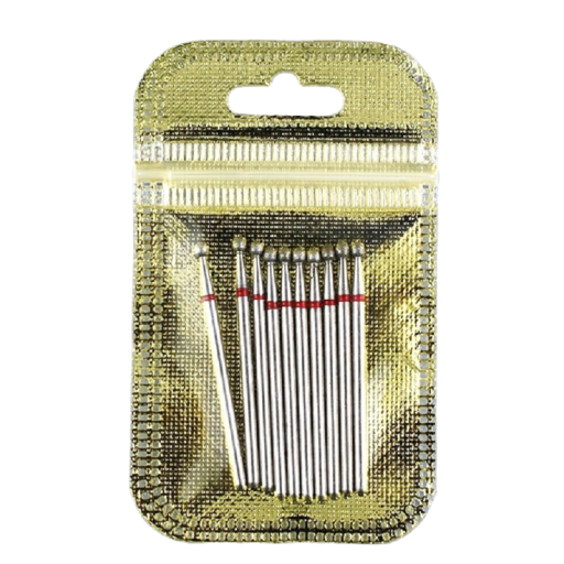 Set aus Fräsern und Bürsten für die Maniküre, 10 Stück T829