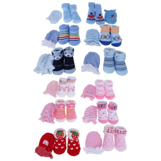 Set aus Handschuhe und Socken für Kleinkinder