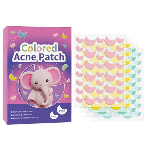 Set cosmetic de plasturi pentru acnee 144 buc (36 buc x 4) 8–12 ore Ulei de arbore de ceai Alge verzi Acoperire pentru coșuri pentru toate tipurile de ten