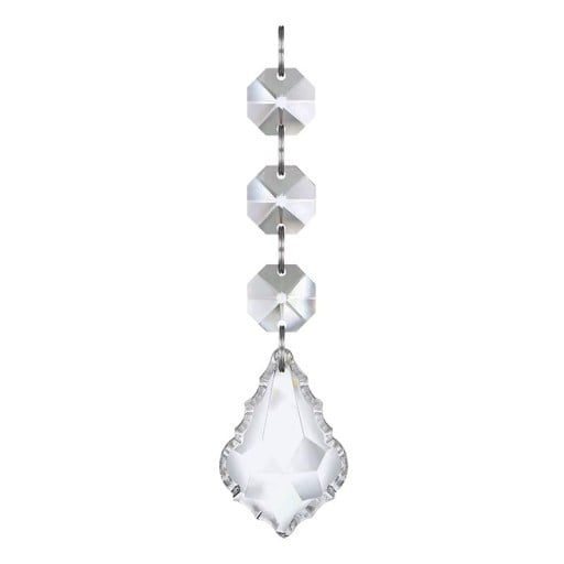 Set de 20 bucăți de ornamente acrilice transparente Decorațiuni de Crăciun cu efect de cristal pentru brad Ornamente strălucitoare suspendate