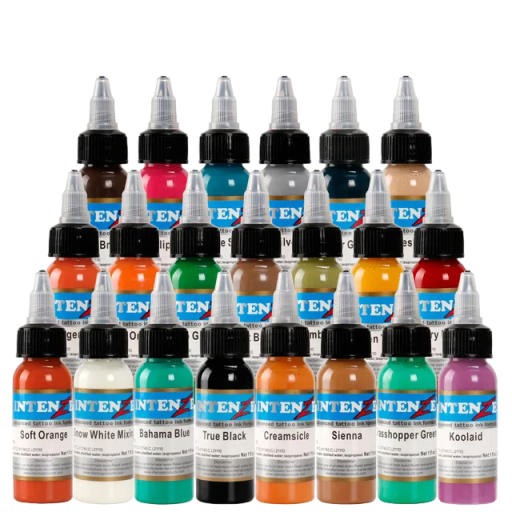 Set de 21 tintas para tatuajes de alta calidad Tinta para tatuajes de colores Tintas para tatuajes 30 ml