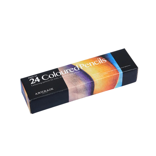 Set de 24 creioane colorate din lemn pentru desen și scris Rechizite școlare și de artă pentru copii și adulți Creioane de artă Papetărie