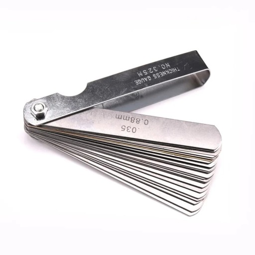 Set de 32 rigle pentru chitară Instrument de măsurare metalic pentru ajustarea gâtului și a înălțimii corzilor Instrument luthier de precizie