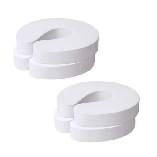 Set de 4 bucăți de protecții din spumă pentru degete la uși Mecanism de siguranță moale pentru copii Opritor elegant împotriva strângerii Siguranță pentru copii