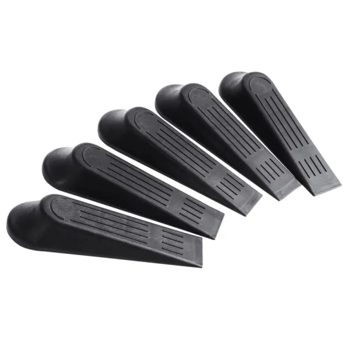 Set de 5 bucăți de opritoare flexibile pentru uși 11,3 x 3,4 x 2,5 cm Opritoare antiderapante pentru beton, lemn, covor, gresie Blocare pentru acasă și birou