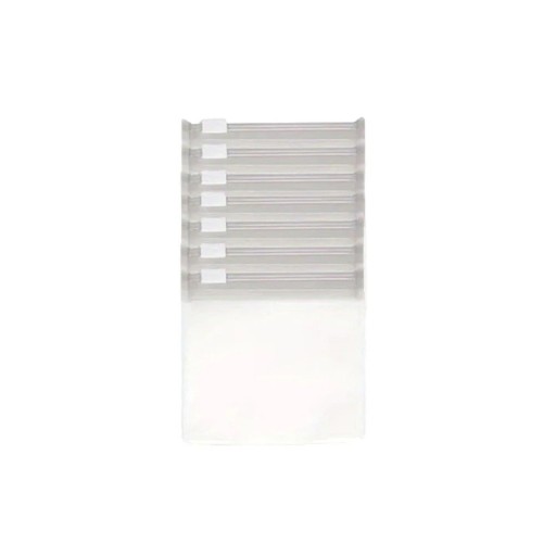 Set de 7 pungi pentru medicamente 7,5 x 7,5 cm, pungi transparente cu fermoar, pungi reutilizabile, organizator de călătorie, ambalaje din plastic pentru medicamente