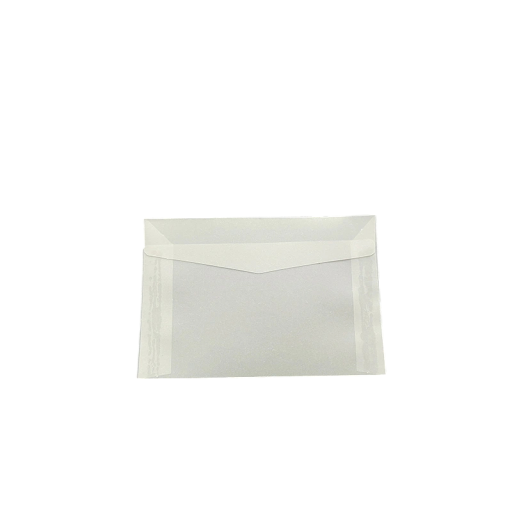 Set de plicuri transparente 10 x 7 cm 50 buc hârtie semi-transparentă clapetă autocolantă plicuri pentru felicitări invitații vizit carte