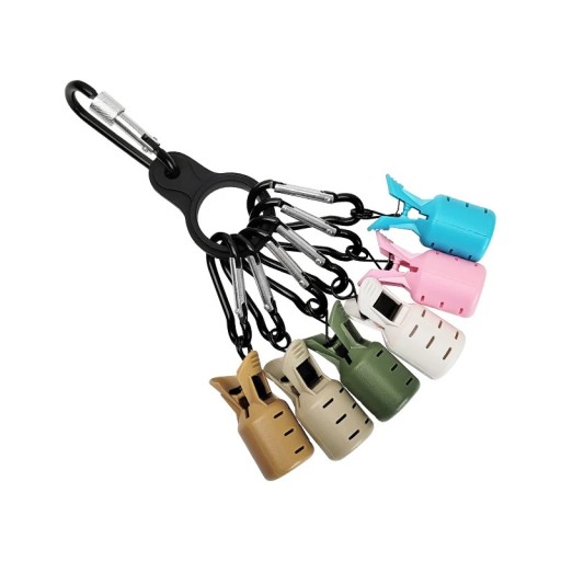 Set de protecție pentru cârlige cu carabină 6 buc 4,5 x 2 cm Huse de protecție pentru cârlige cu clemă Husă de siguranță pentru cârlige de pescuit Protecție practică a cârligelor în timpul transportului