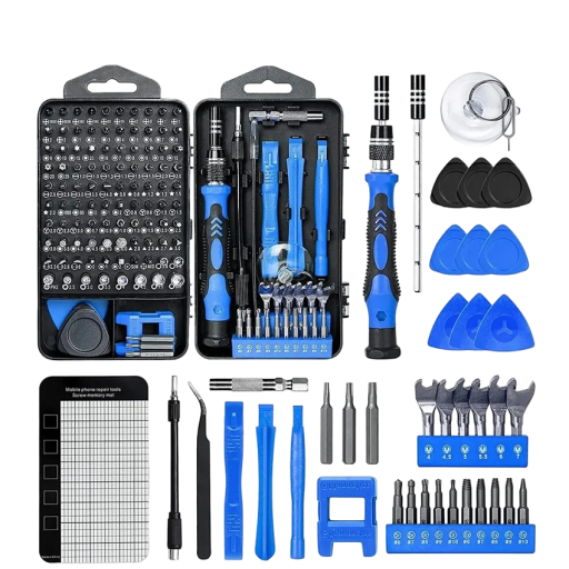 Set de șurubelnițe multifuncționale 138 buc Set de șurubelnițe pentru reparații electronice și telefoane Kit profesional de reparații pentru computere și electronice pentru telefoane Șurubelniță magnetică
