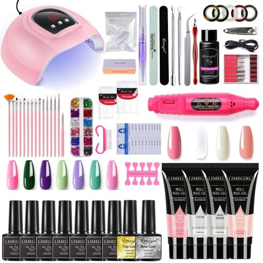 Set de uñas con lámpara UV/LED J284