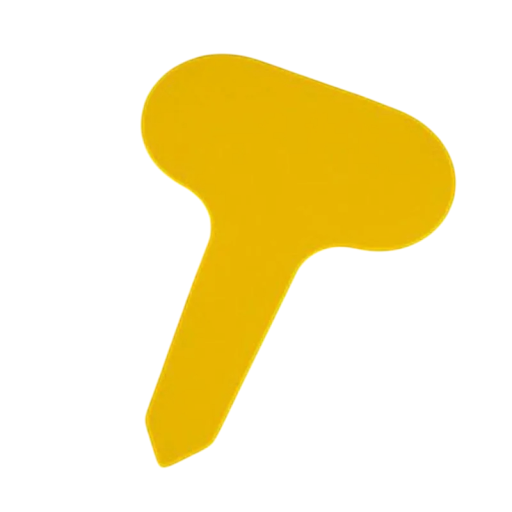 Set di 100 etichette di plastica colorate per piante 7 cm marchi in PVC da interrare Etichette da giardino per verdure e fiori