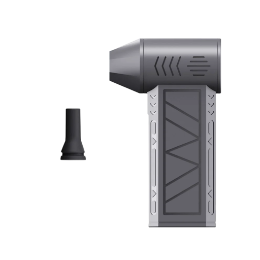 Set di aspirazione e soffiaggio 130.000 giri/min Mini ventilatore turbo Motore senza spazzole 2×2500 mAh USB-C Spazzola Pulizia auto 3 velocità