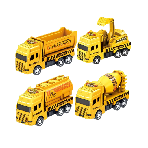 Set di auto da costruzione 4 pz