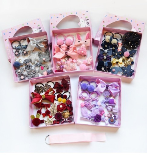 Set di elastici per capelli - 18 pz