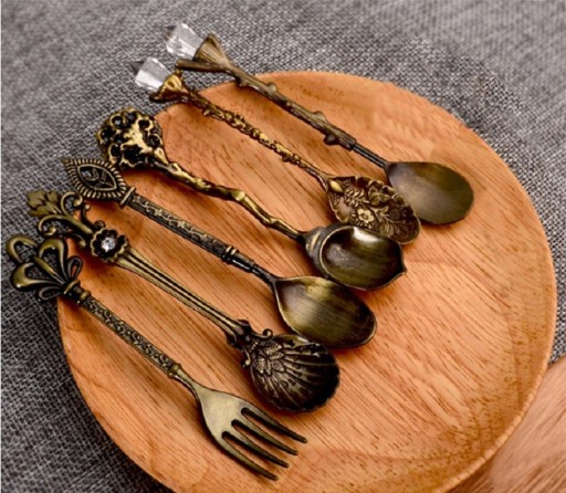 Set di posate con ornamenti 6 pezzi