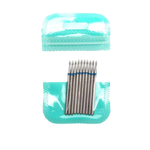 Set freze si perii pentru manichiura 10 buc
