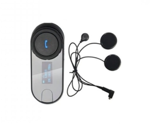 Set intercom bluetooth pentru cască cu unitate de control și display Căști și microfon pentru cască integrala sau deschisă