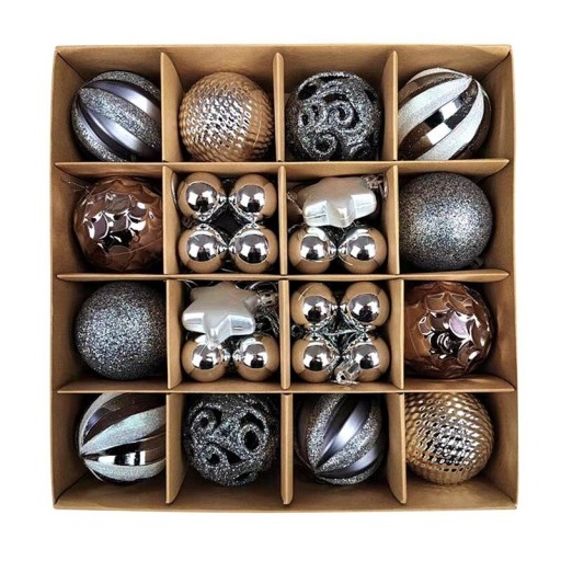 Set kerstversieringen 44 stuks