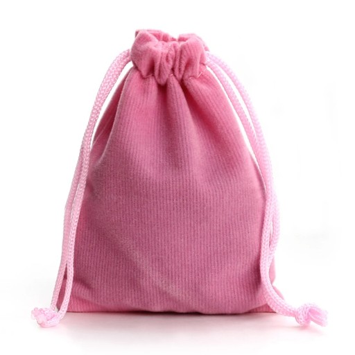 Set med 10 färgade sammetspåsar med snörning 7×9 cm, tygpresentpåsar med dragsko, för smycken och småsaker