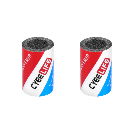 Set med 2 pilslipare 26×16 mm CyeeLife Tillbehör för stålspetsar Underhåll av pilar Precis spetstrimning För bättre kaststabilitet