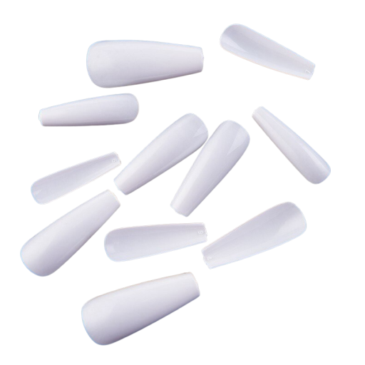 Set med färgade nagelspetsar 20 st