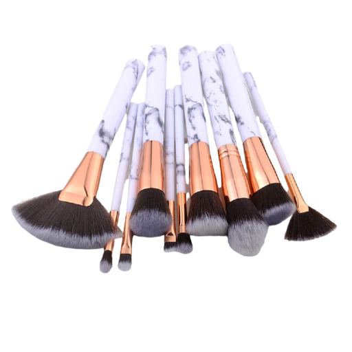 Set mit 10 Make-up-Pinseln