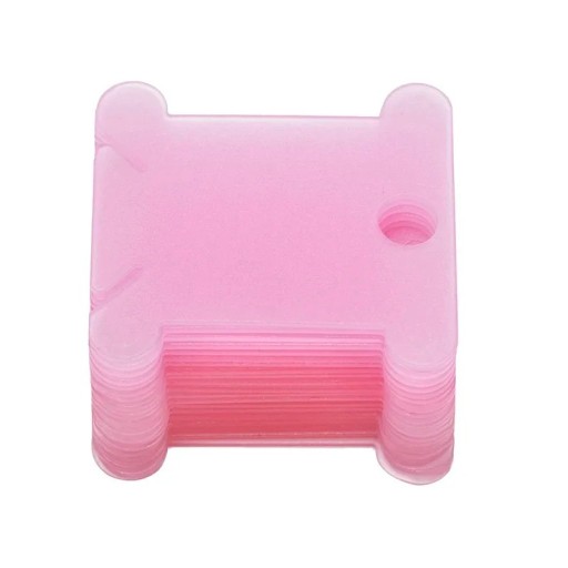 Set mit 100 Stickgarnhaltern aus Kunststoff (3,8 x 3,6 cm). Organizer für Näh- und Kreuzstichgarn. Spulen zum Aufwickeln und Reinigen von Garn und Baumwolle.