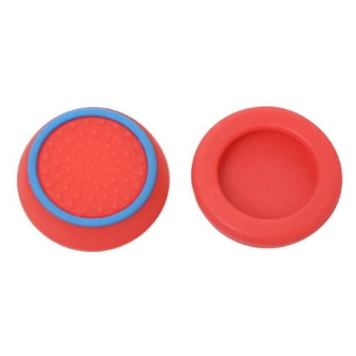 Set mit 2 zweifarbigen Silikon-Stick-Abdeckungen für PS5-, PS4-, Xbox Series- und X/S-Controller. Schützende Analog-Stick-Abdeckungen