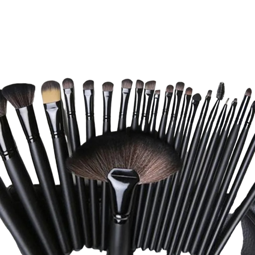 Set mit 24 Make-up-Pinseln