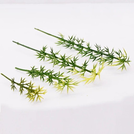 Set mit 5 Miniatur-Bambusbäumen 12 cm Kunststoffmodell für Dioramen Mikro-Landschaft Dekoration für Modellbau