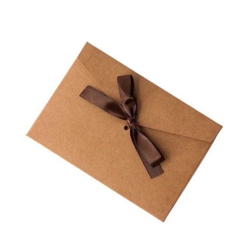 Set of 10 Colourful Tie-Up Envelopes 17.5 × 12.4 cm Paper Envelopes for Letters, Wishes and Monetary Gifts