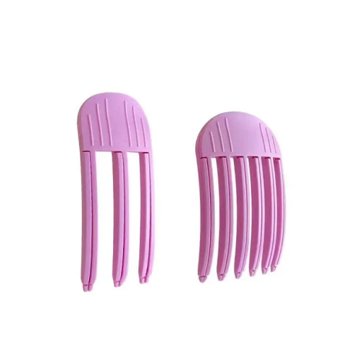 Set of 2 Volume Hair Clips 15 cm for Fluffy Hair from the Roots Clip with 3 Teeth and 6 Teeth Hair Rollers for Women Volume Enhancement of Hairstyles