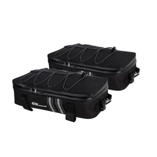 Set of 2 Waterproof Luggage Bags 43×23.5×12 cm Top and Side Luggage for BMW Motorcycle Cases Underseat Bags for Travel
