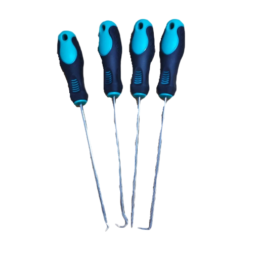 Set of 4 Assembly Hooks Set for Removing Sealing Rings Set of Screwdrivers for Automotive Oil Seals Tools for Auto Mechanics