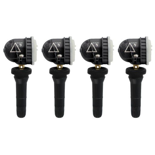 Set of 4 Tyre Pressure Sensors 433 MHz for Passenger Cars Automatic Monitoring of Tyre Pressure and Temperature