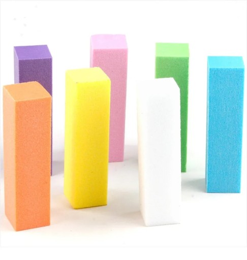 Set of 5 Coloured Buffing Blocks for Manicure and Pedicure