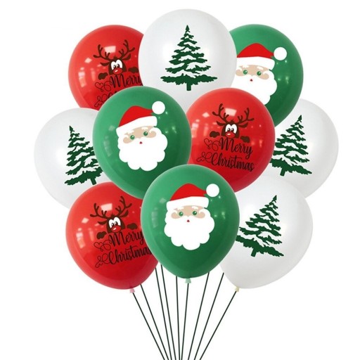Set of Christmas Balloons 15 pcs