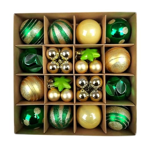 Set of Christmas Ornaments 44 pcs