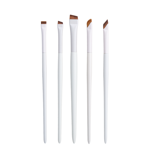 Set of Flat Makeup Brushes 5 pcs