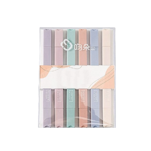 Set of Square Markers 6 Colours