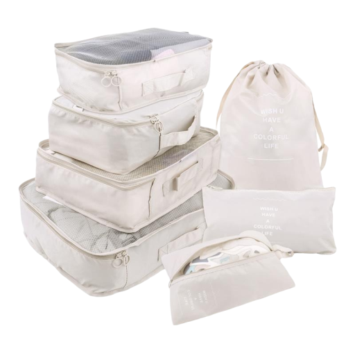 Set organizatori de voiaj pentru valiza 7 buc