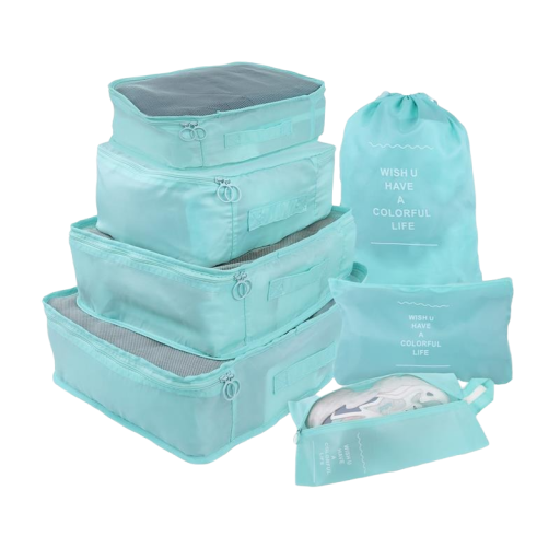 Set organizatori de voiaj pentru valiza 7 buc