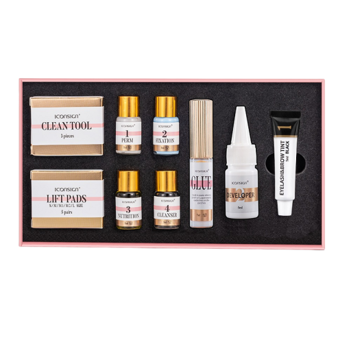 Set pentru colorarea sprancenelor si tratamentul genelor 9 buc